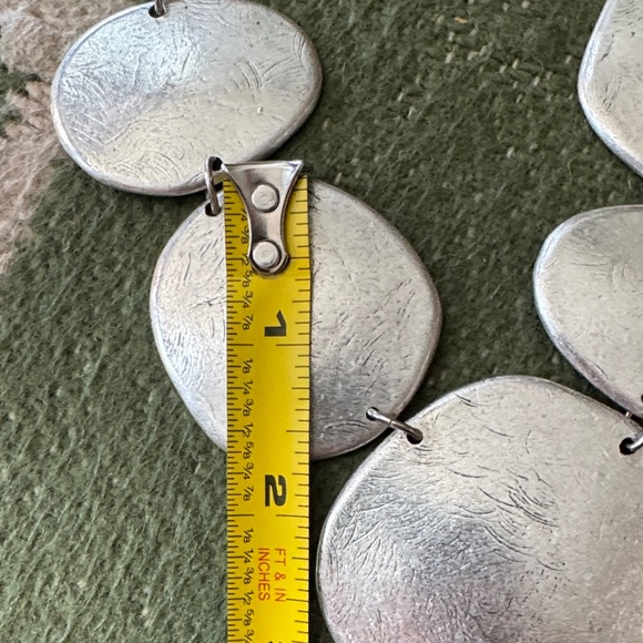 Chico's Textured Silver Necklace - Picture 7 of 8